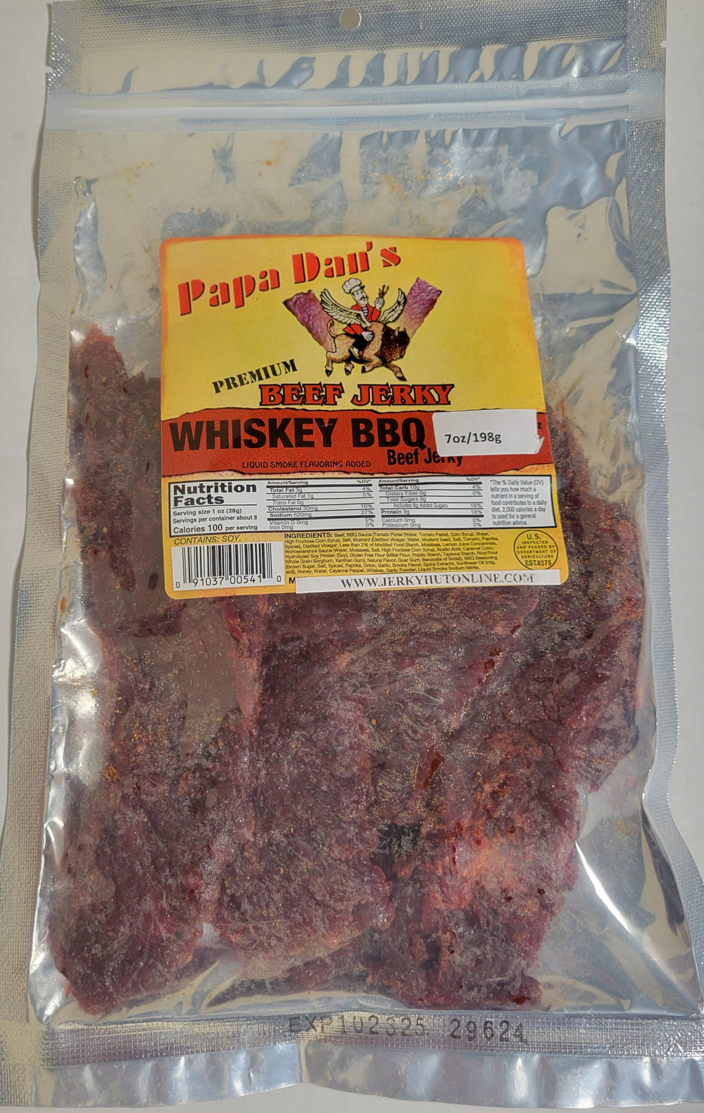 Papa Dan's Whiskey BBQ (Flat Cut) -- (7oz)