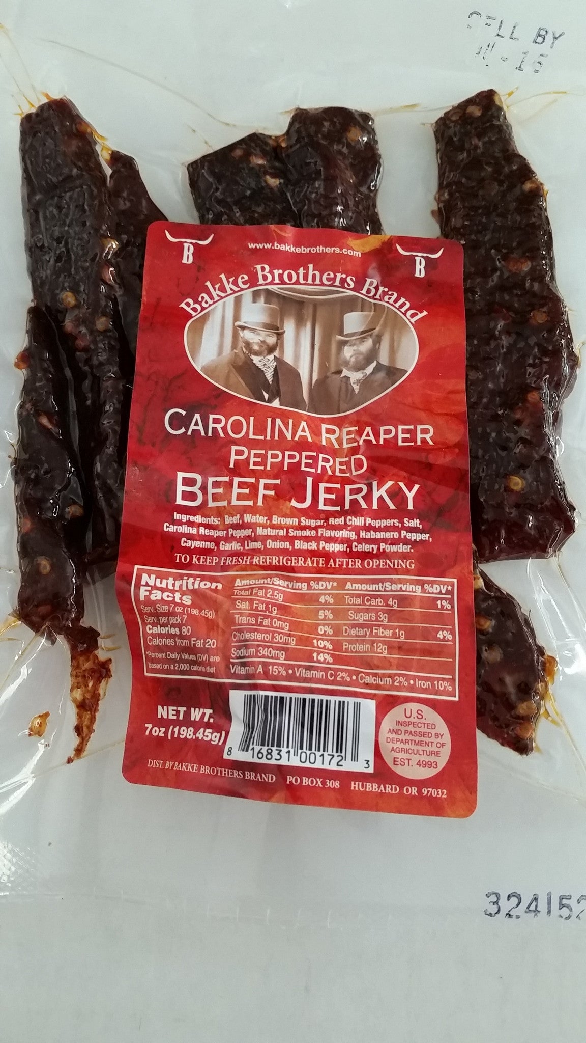 Carolina Reaper Beef Jerky: Hottest Beef Jerky In The World