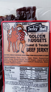 Jerky Hut | Golden Nugget (Sweet and Tender) -- (8 oz) - The Jerky Hut online