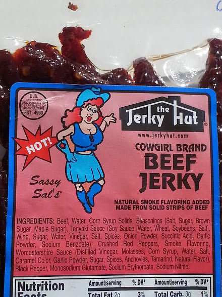 Jerky Hut | Smoked/Hot - (Cowgirl) - (8 oz) - The Jerky Hut online