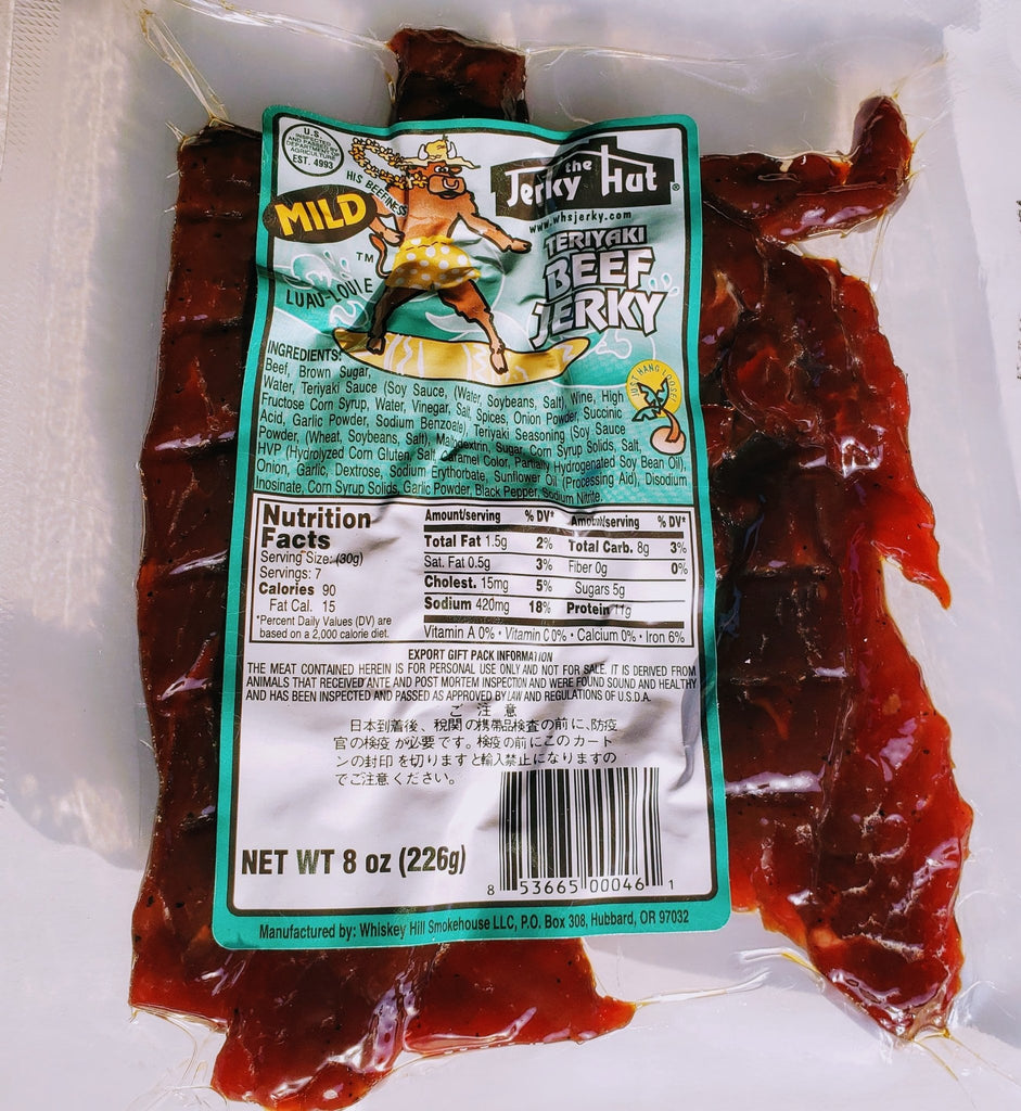 The Jerky Hut Mild Teriyaki (LuauLouie) (8 oz) The Jerky Hut online